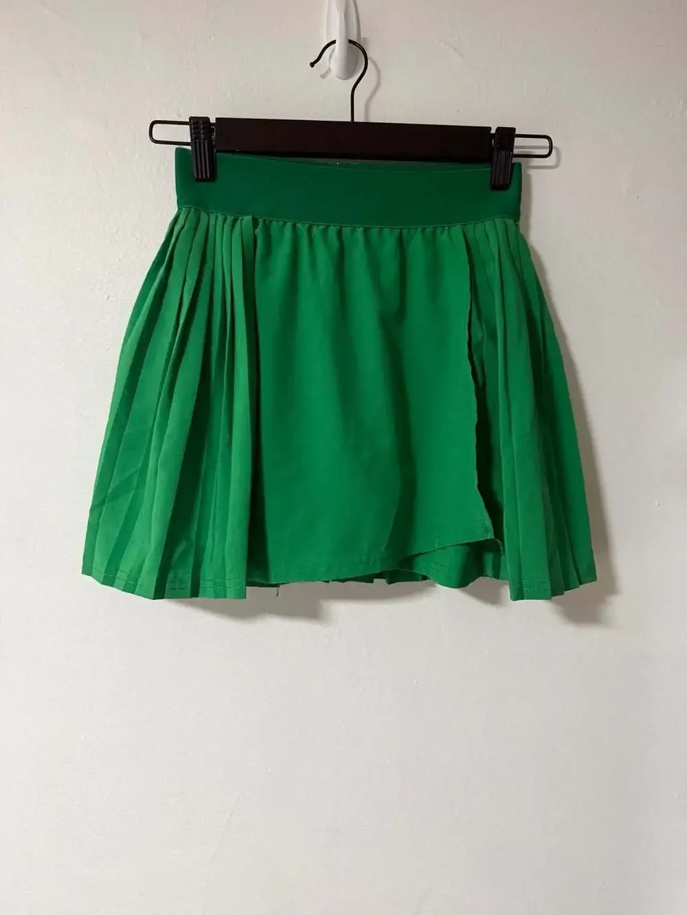 LA + IMAGE Green Pleated Tennis Skort Size S Style SJ-LA0052-SET 2